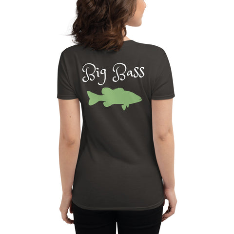 Little Bobbers Big Bass Women's short sleeve t-shirt – Master Bait